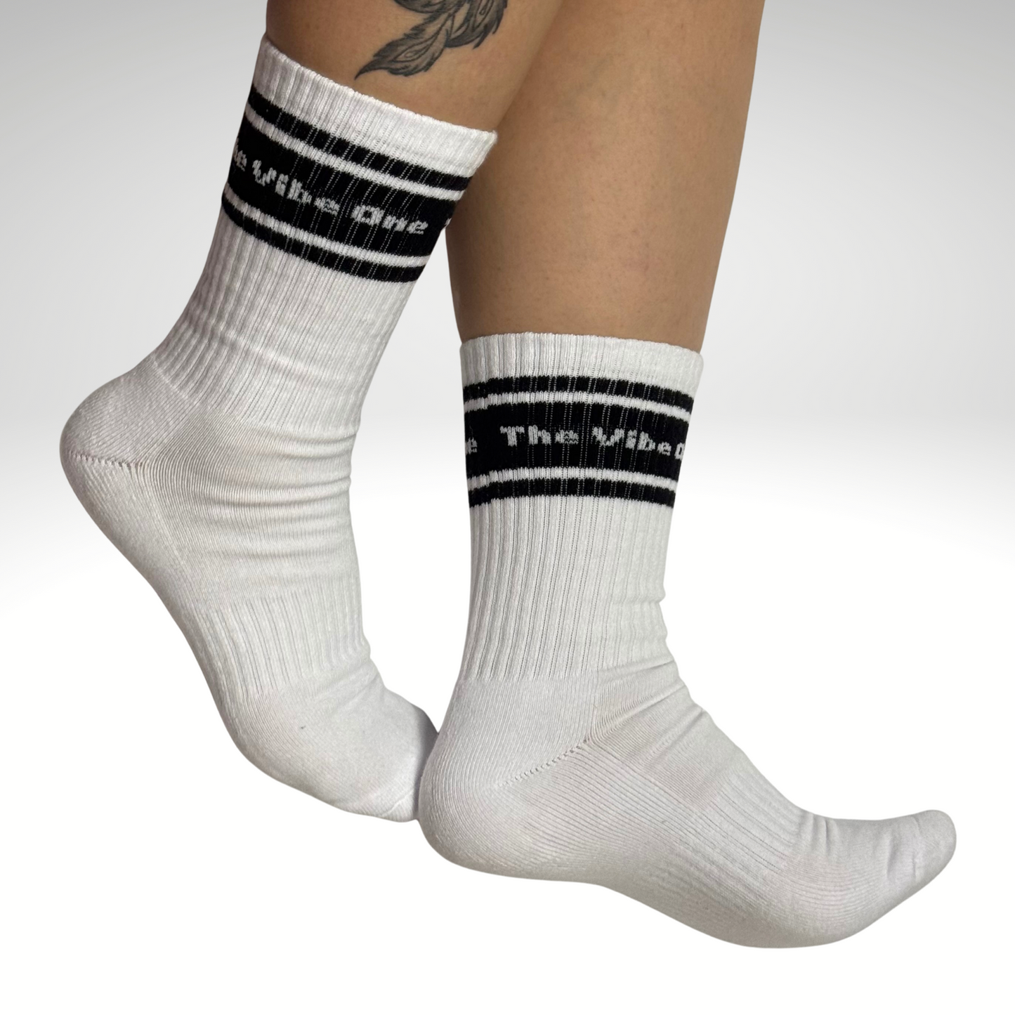 TheVibeOne Socks White