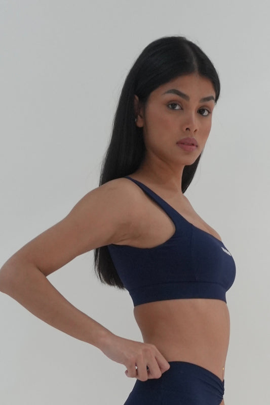 Luxe Flow Collection Top - Navy