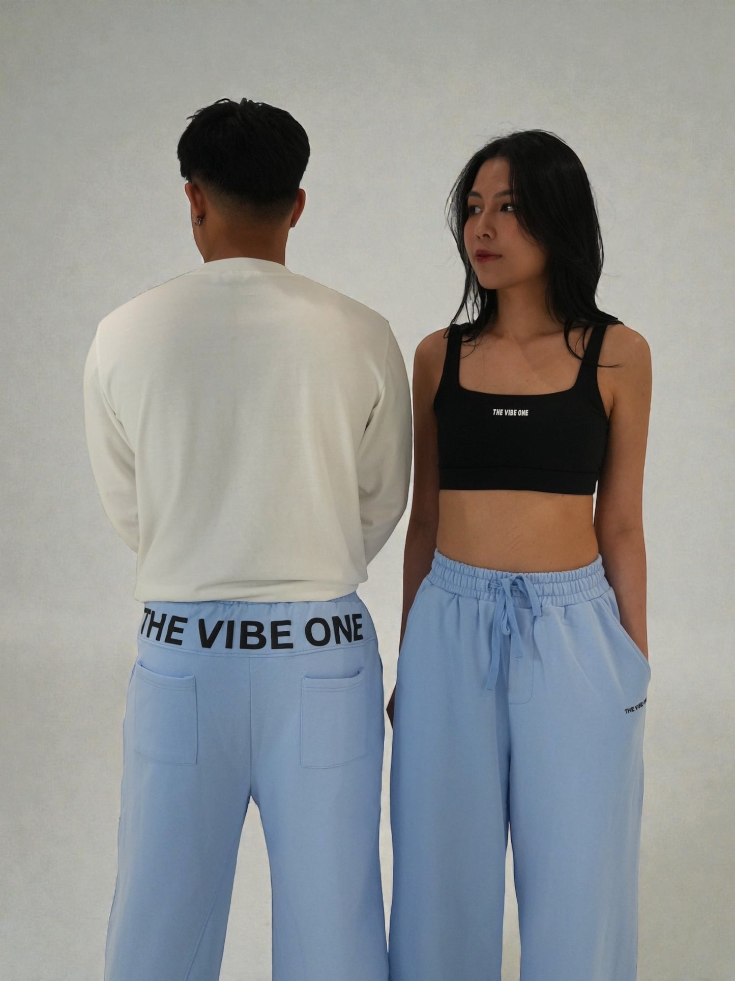 TVO Signature Sweatpants - Baby Blue
