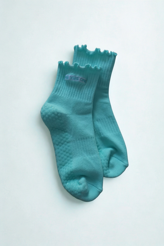 Pilates Socks - Aqua