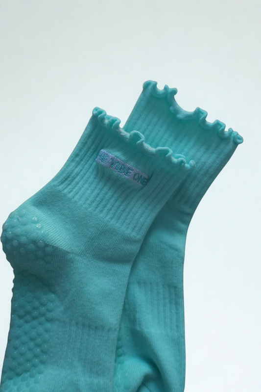 Pilates Socks - Aqua