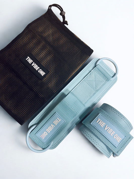 Ankle Straps - Baby Blue