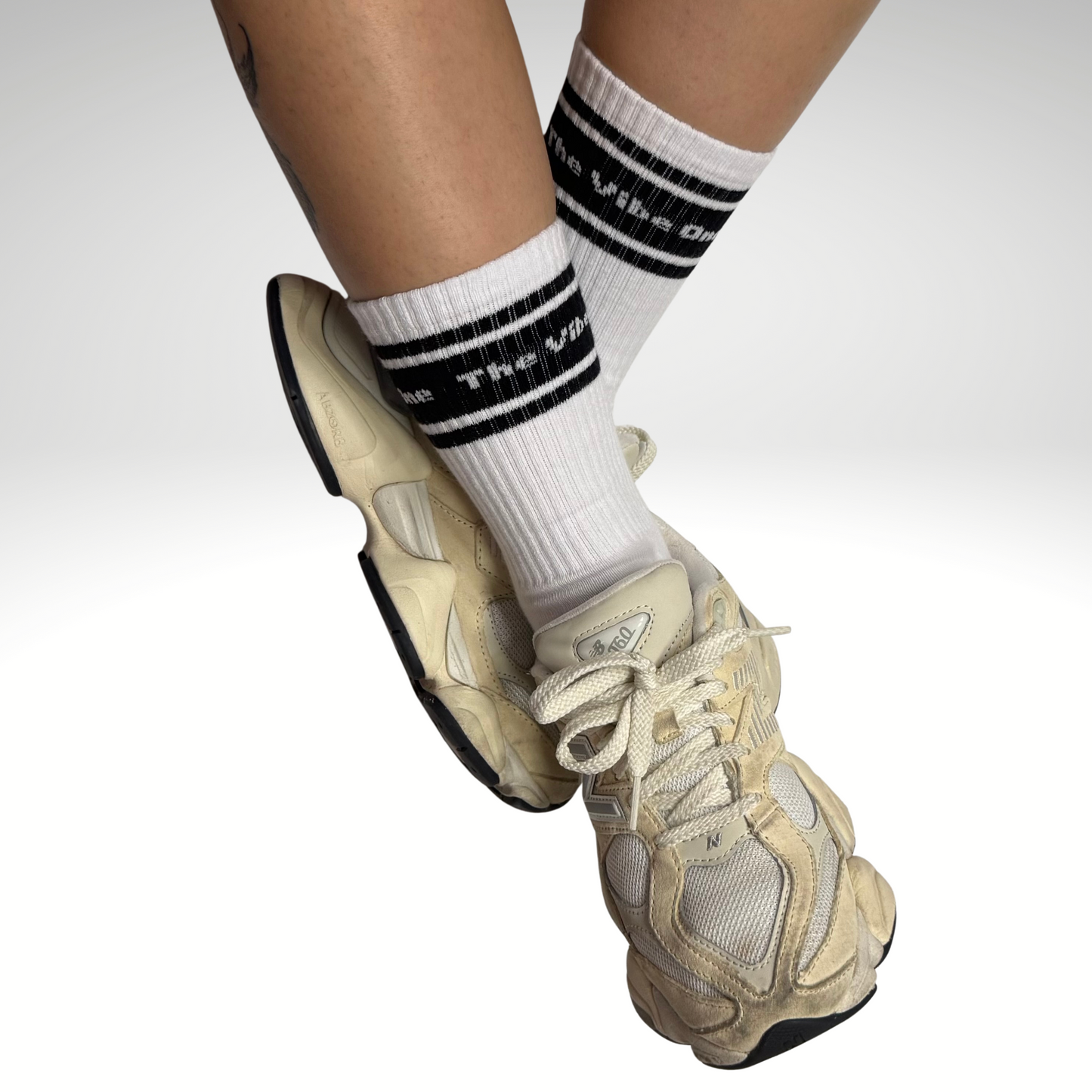 TheVibeOne Socks White