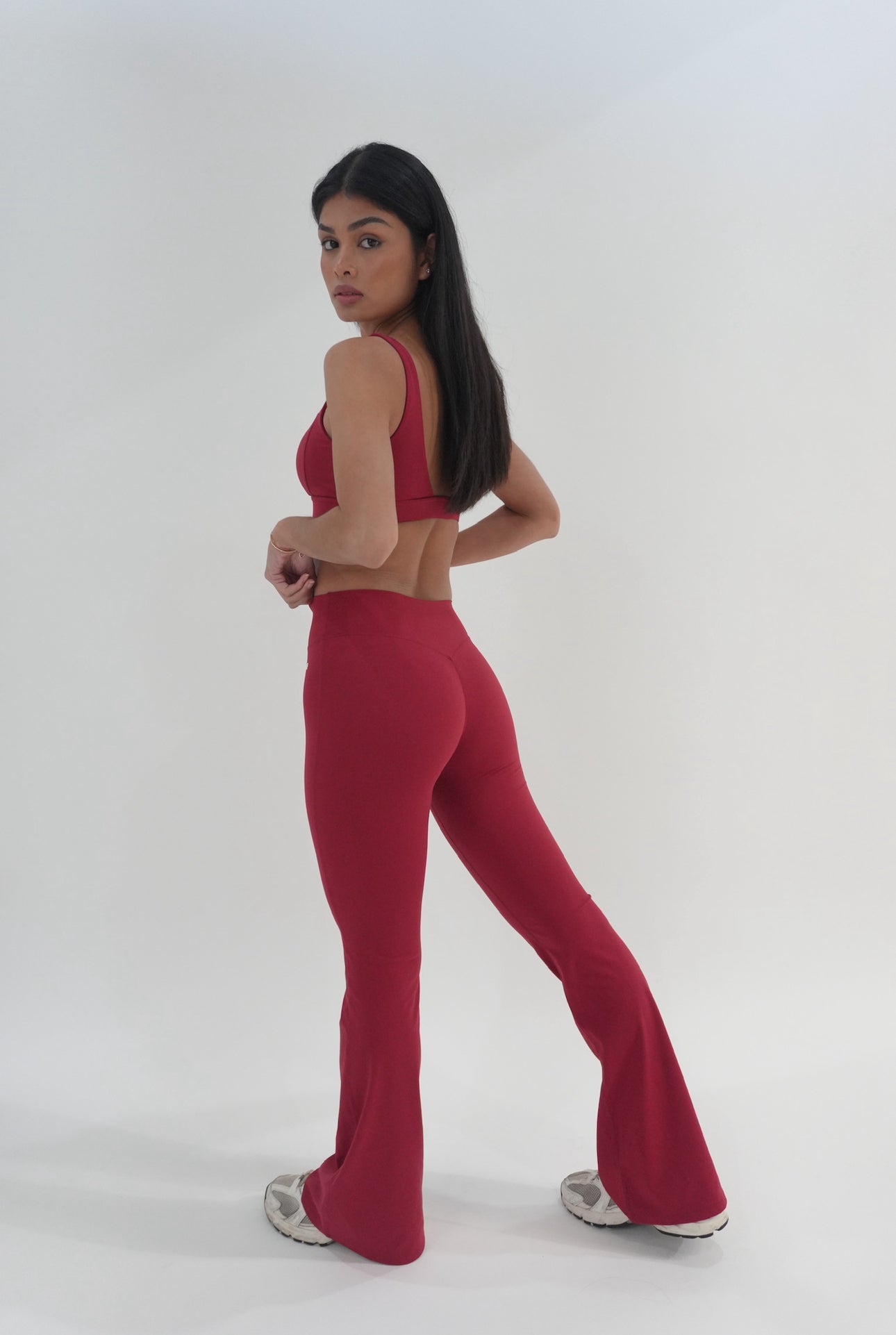 Luxe Flow Collection Pant - Red