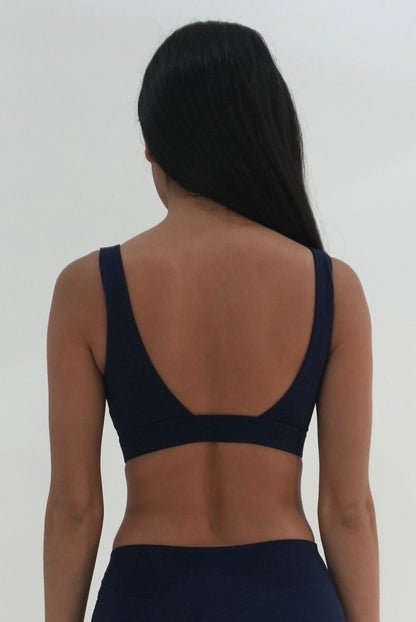 Luxe Flow Collection Top - Navy
