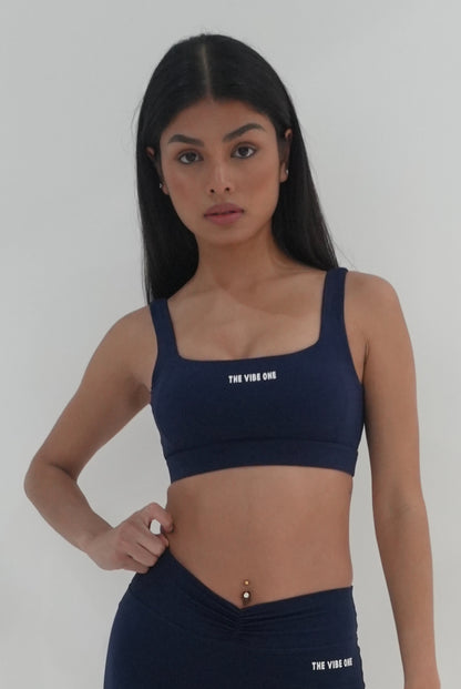 Luxe Flow Collection Top - Navy