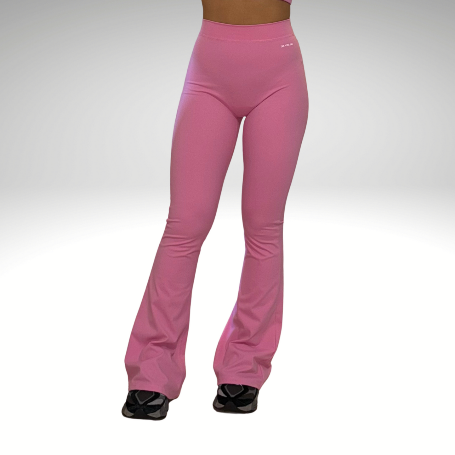 V Shape Scrunch Flare Pink