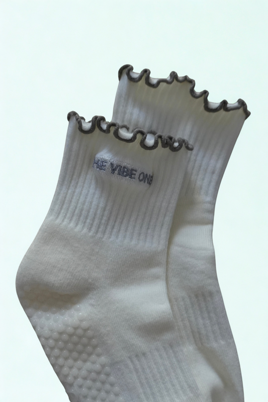 Pilates Socks - Cream