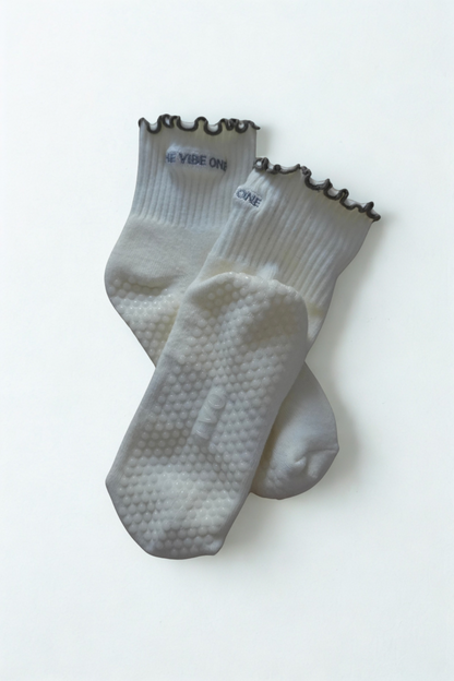 Pilates Socks - Cream