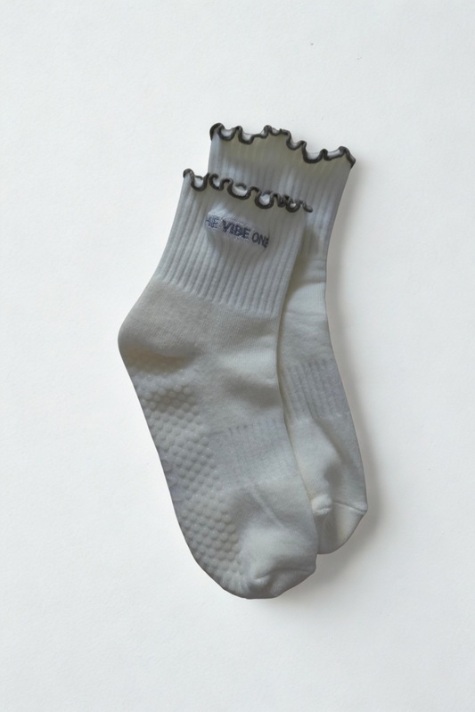 Pilates Socks - Cream