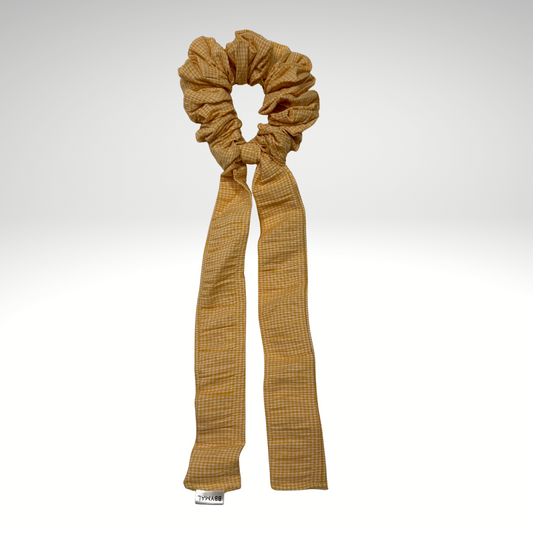 M Scrunchie Yellow Bow