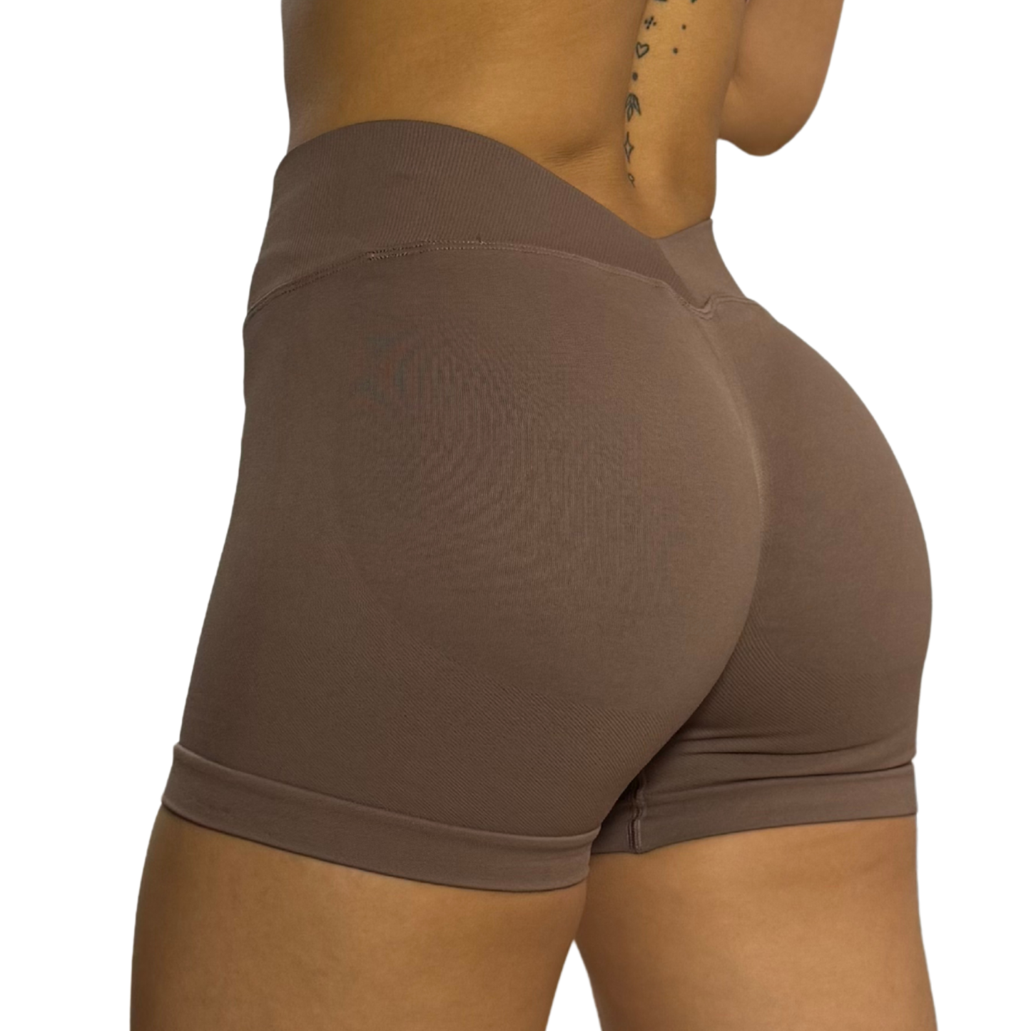 Lift Scrunch V Back Short - Brown