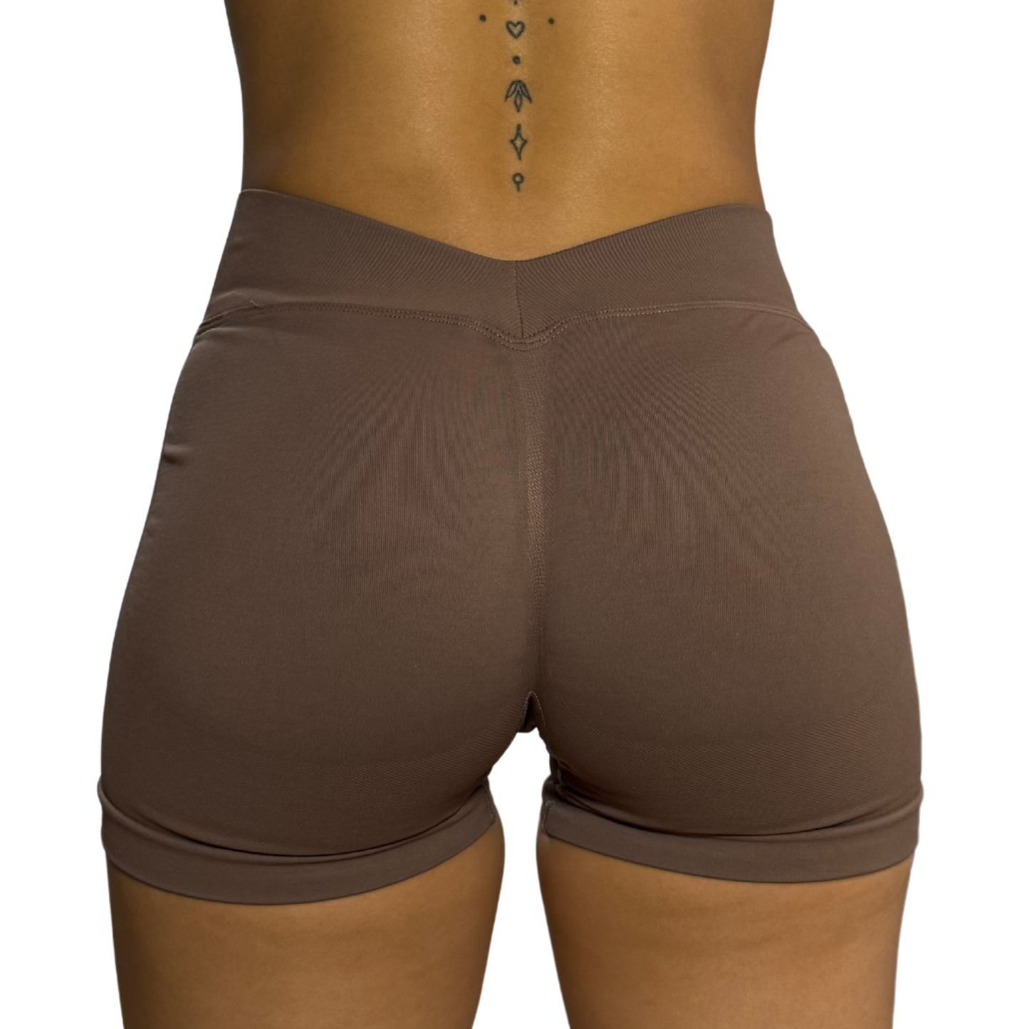 Lift Scrunch V Back Short - Brown